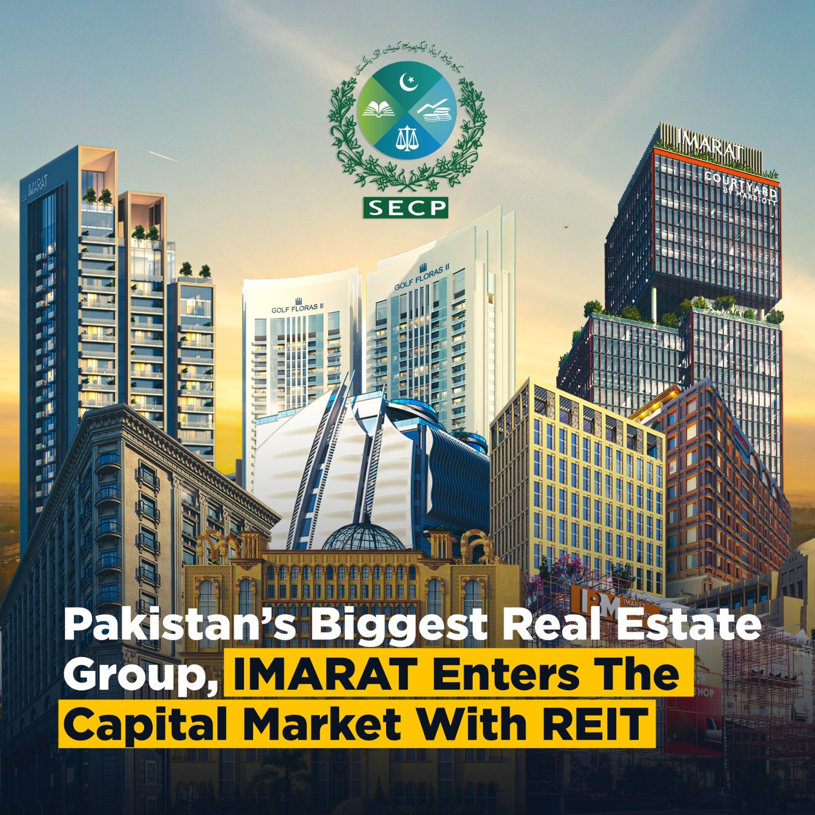 امارات گروپ نے رئیل اسٹیٹ انویسٹمنٹ ٹرسٹ (REIT) لائسنس حاصل کر لیا۔